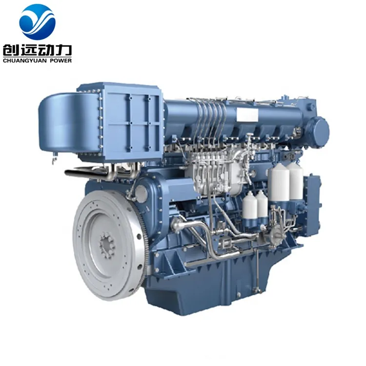 100HP 200HP 350HP 450HP Wp12 Wp13 6160 6170 Series Marine Boat Engine 408-520HP