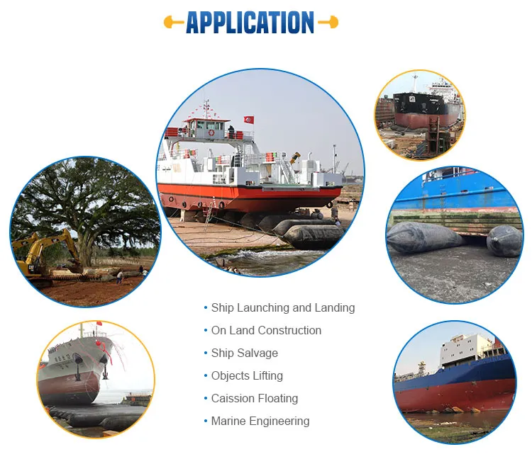 Marine Airbag Boat Roller Air Bag Ship Launching Airbag