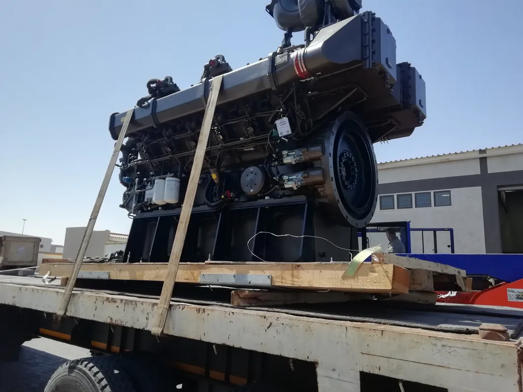 1800HP 1200rpm Marine Diesel Motor Germany Technology Main Engine 12cylinders