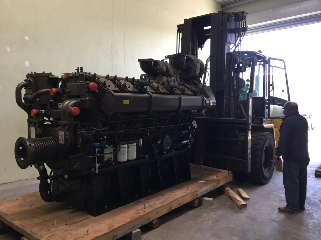 1800HP 1200rpm Marine Diesel Motor Germany Technology Main Engine 12cylinders