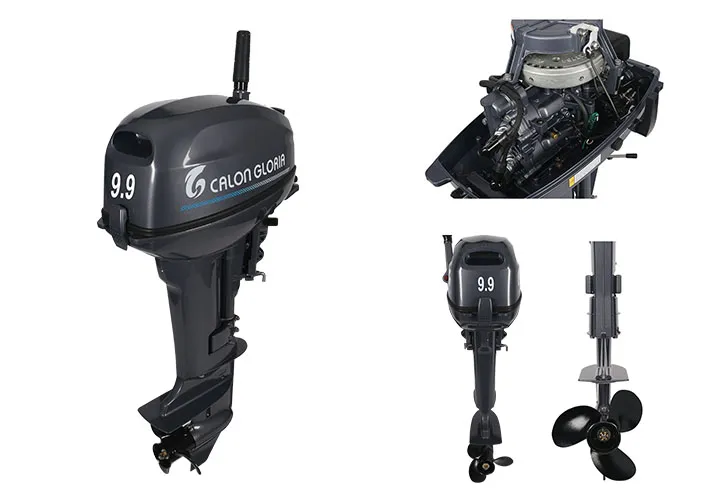 2-Stroke 9.9HP Outboard Motor 2 Stroke Gasoline 7.3kw 246cc Boat Outboard