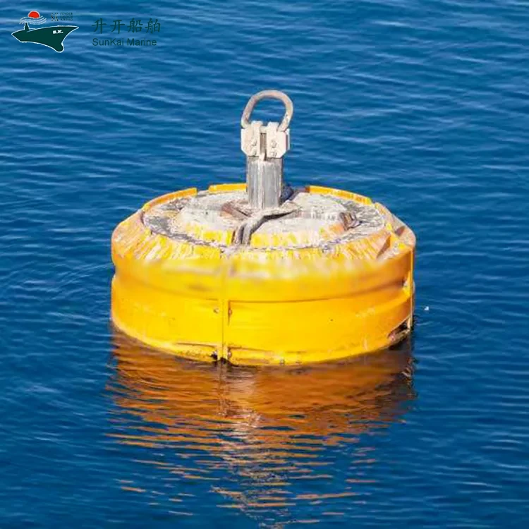 What lighting and marking standards apply to mid size navigation buoys internationally