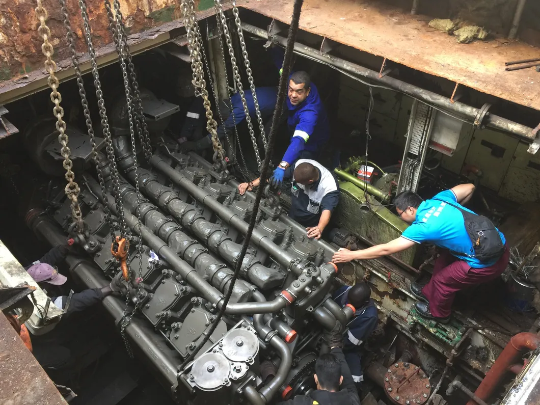 2200HP Marine Boat Propulsion System Main Engine Gearbox Shaft Propeller