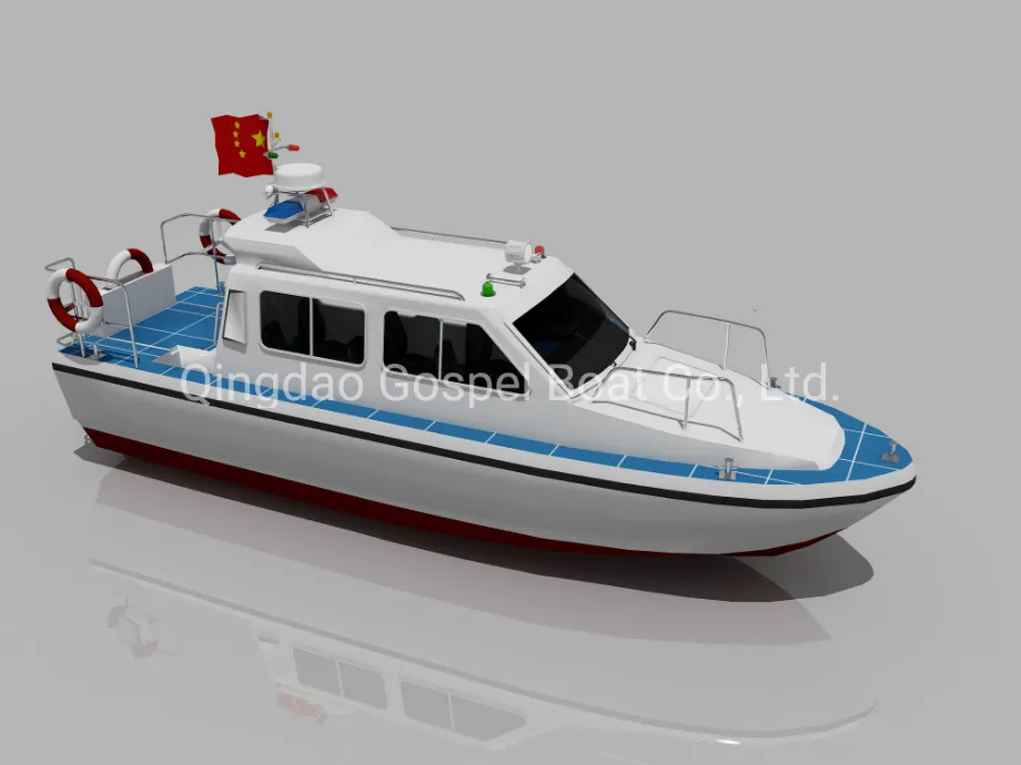 26feet 7.89m Aluminum Pilot Patrol Rescue Aluminium Speed Motor Boat