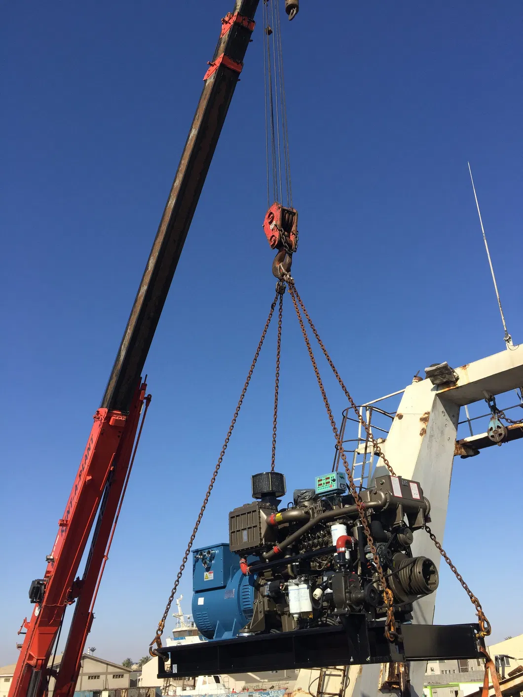 400kw Rated Power Auxiliary Generator Marine Diesel Genset Vessel Electricity