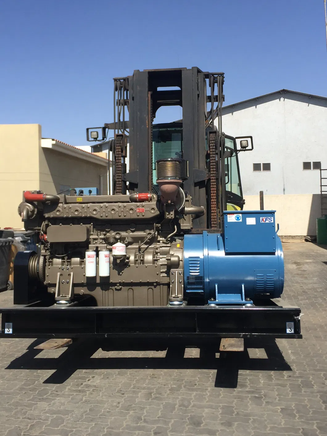 400kw Rated Power Auxiliary Generator Marine Diesel Genset Vessel Electricity