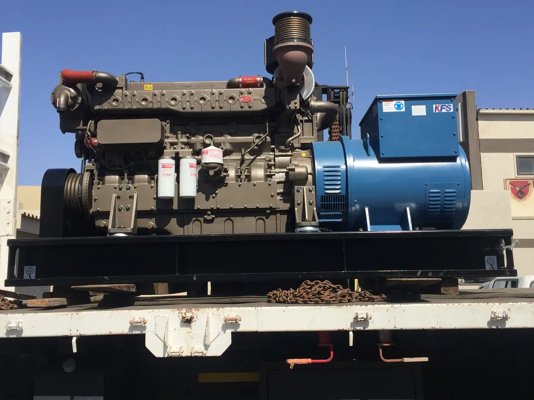 400kw Rated Power Auxiliary Generator Marine Diesel Genset Vessel Electricity