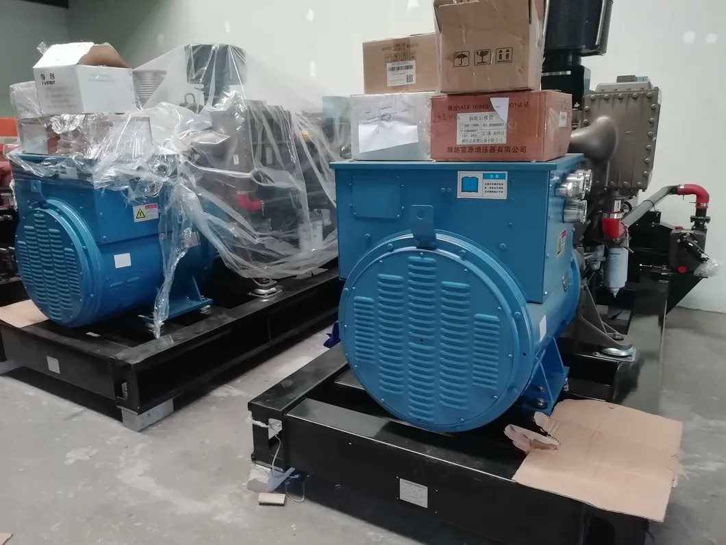 400kw Rated Power Auxiliary Generator Marine Diesel Genset Vessel Electricity
