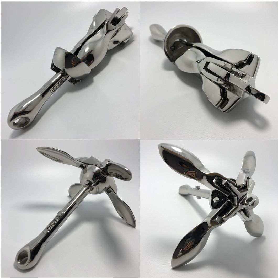 5kg - 35kg Premium Marine Grade 316 Stainless Steel Plough Anchor