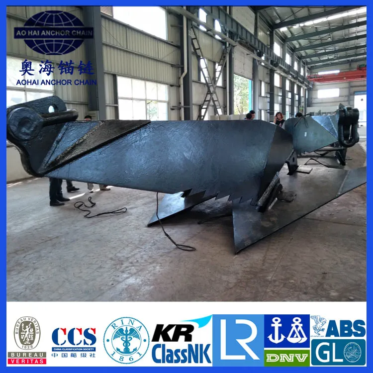 6000kgs Lr ABS BV Dnv-Gl CCS Rmrs Mk5 Anchor