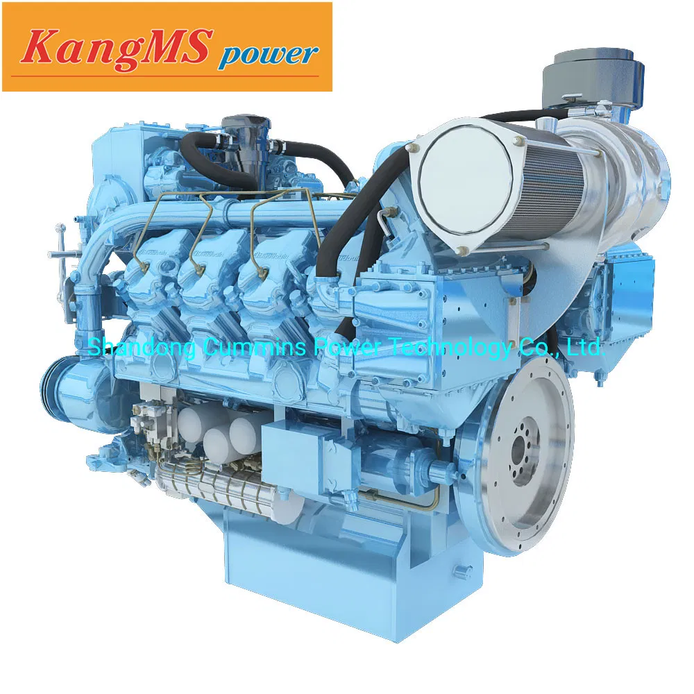 750HP Weichai Marine Engine V 8 Cylinder Baudouin Series Boat Engine
