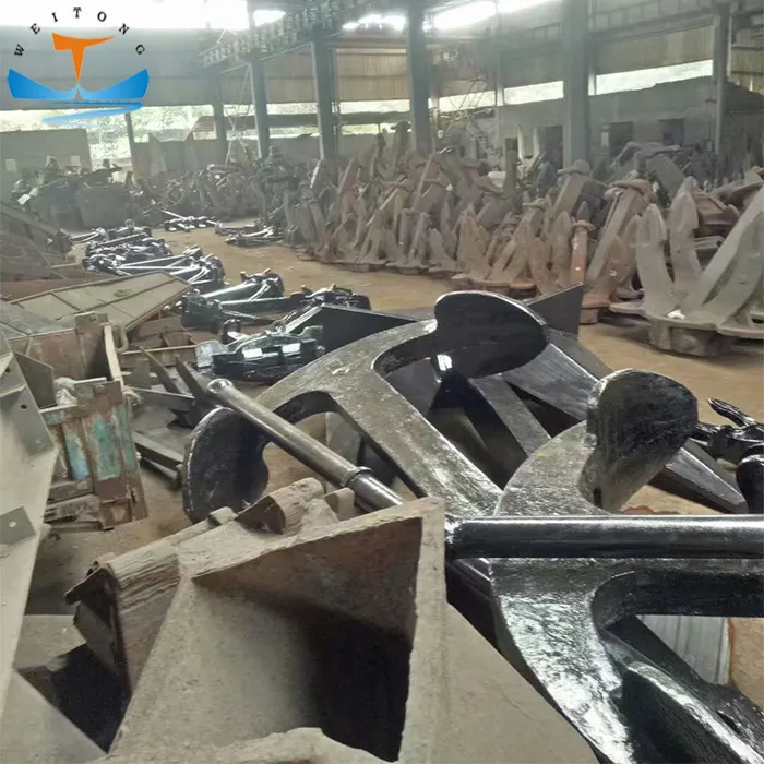 ABS Lr Dnv Gl BV Nk CCS Marine Tw Type Stockless High Holding Power Hhp Pool Anchor for Boat
