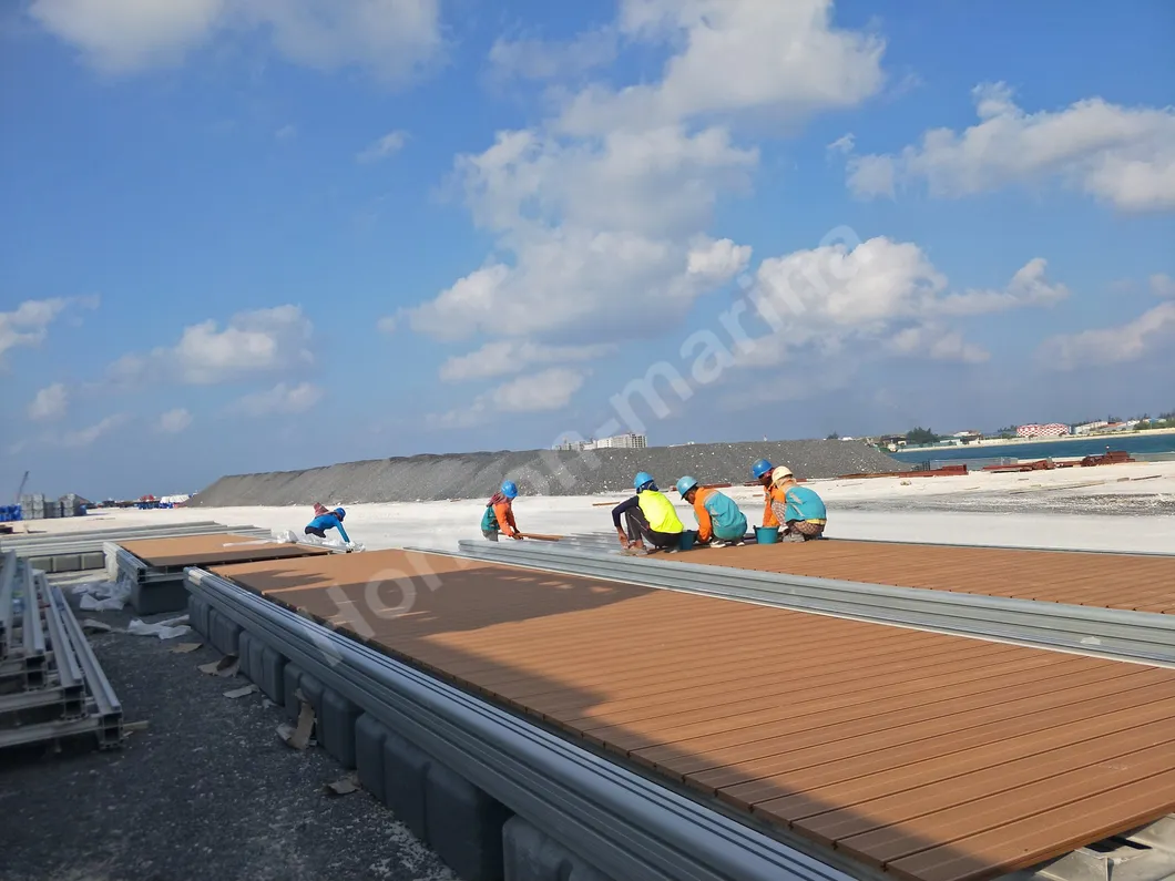 Aluminum Commercial Marina Floating Marine Platform