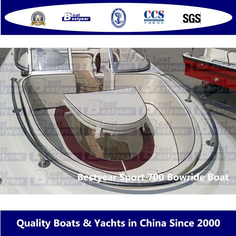 Bestyear 7m 22FT Fiberglass Sport Bowride Speed Boat