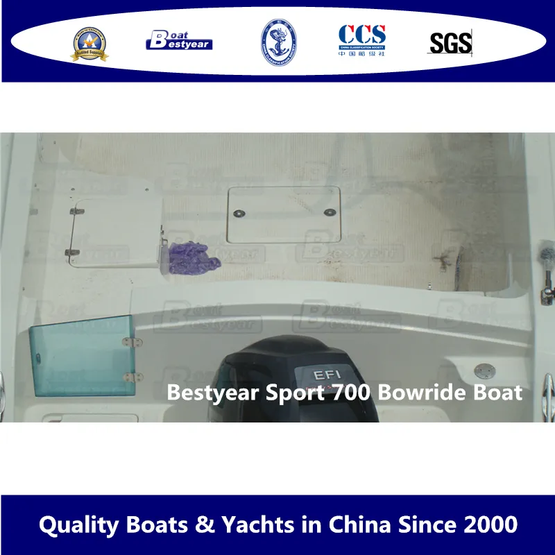 Bestyear 7m 22FT Fiberglass Sport Bowride Speed Boat