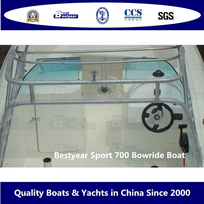 Bestyear 7m 22FT Fiberglass Sport Bowride Speed Boat