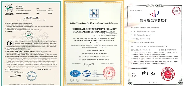 Calon Gloria 15HP Boat Engine Two Stroke High Quality Gasoline Manual Start 246cc 11kw Outboard Motor