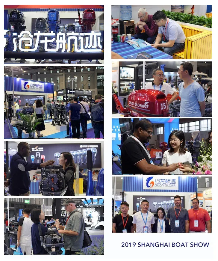 Calon Gloria 15HP Boat Engine Two Stroke High Quality Gasoline Manual Start 246cc 11kw Outboard Motor