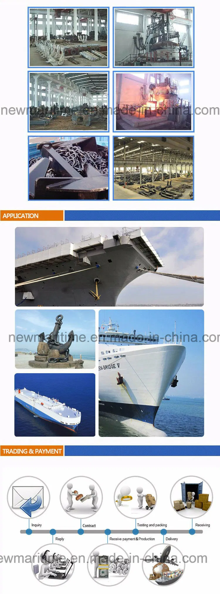 China Ship/Boat Anchor AC-14 Anchor