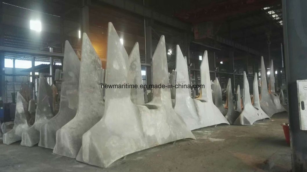 Chinas Hot DIP Galvanized Marine Spek Anchor with CCS, BV, Lr, ABS, Dnv, Rina, RS, Nk