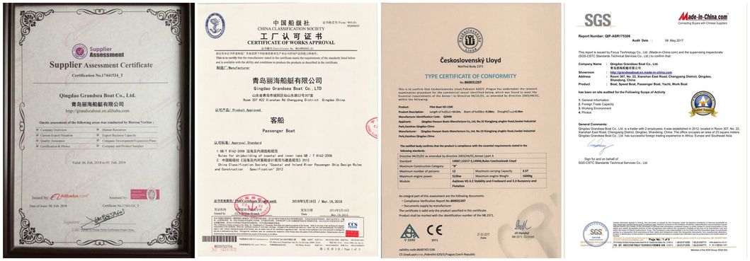 Chinese 31FT FRP Fishing Work Panga Boat for Sale