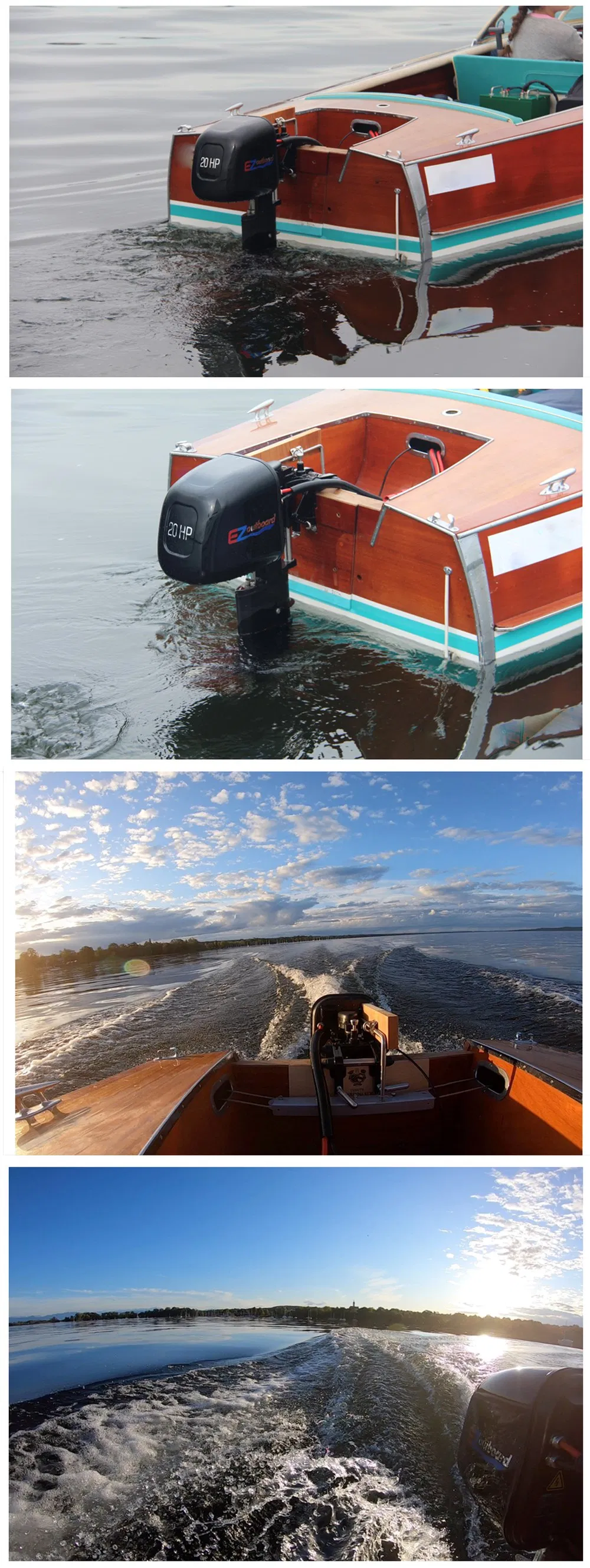 EZ Outboard Extraordinary Durable 10HP Electric Propulsion