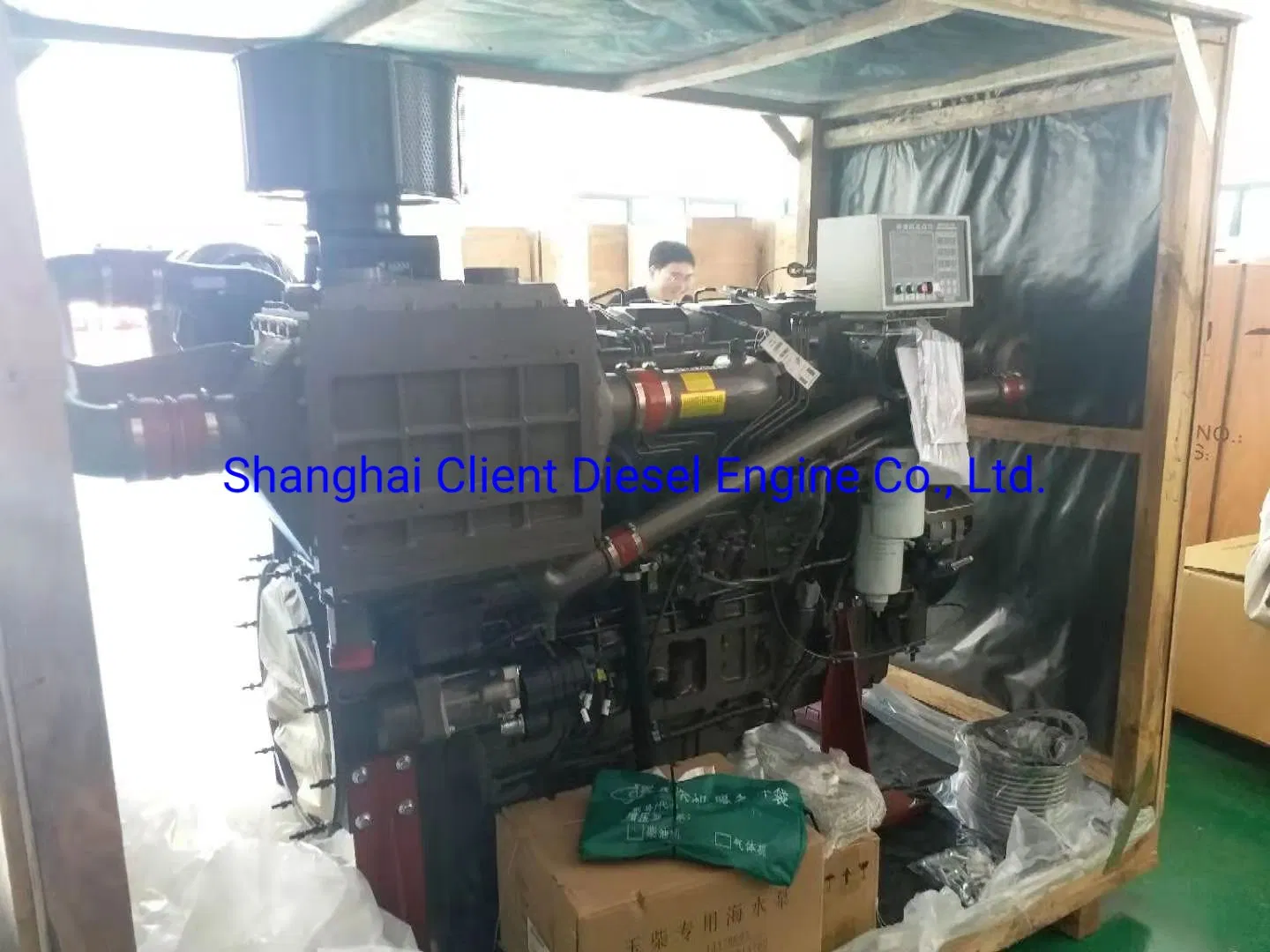Genuine 480HP Yuchai Yc6t480c Marine Engine for Ship