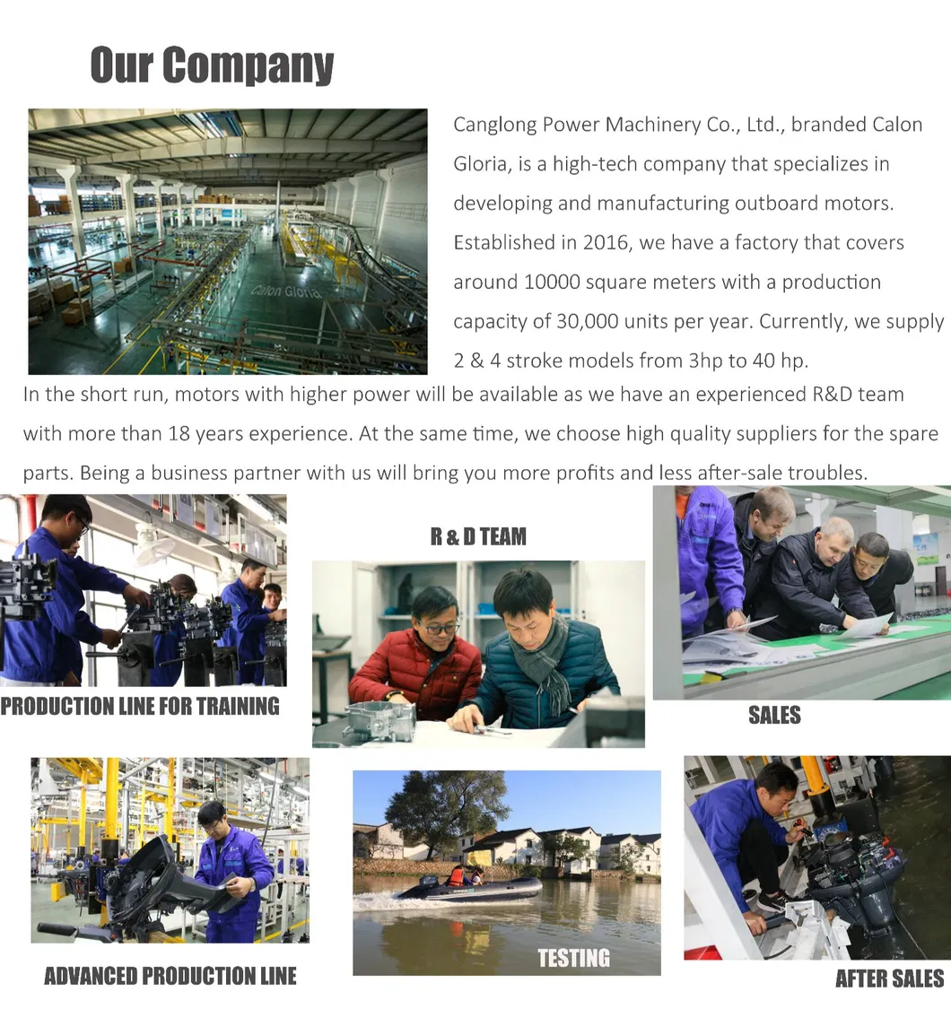 Golden Supplier 2 Stroke 9.8HP Outboard Machine Boat Engine Based on Japan Brand