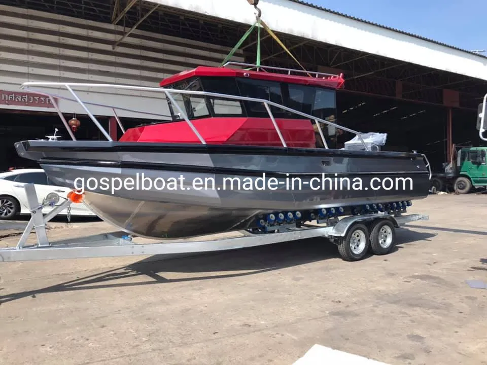 Gospel Boat Aluminum Speed Boat 25FT Aluminium Fishing Boat