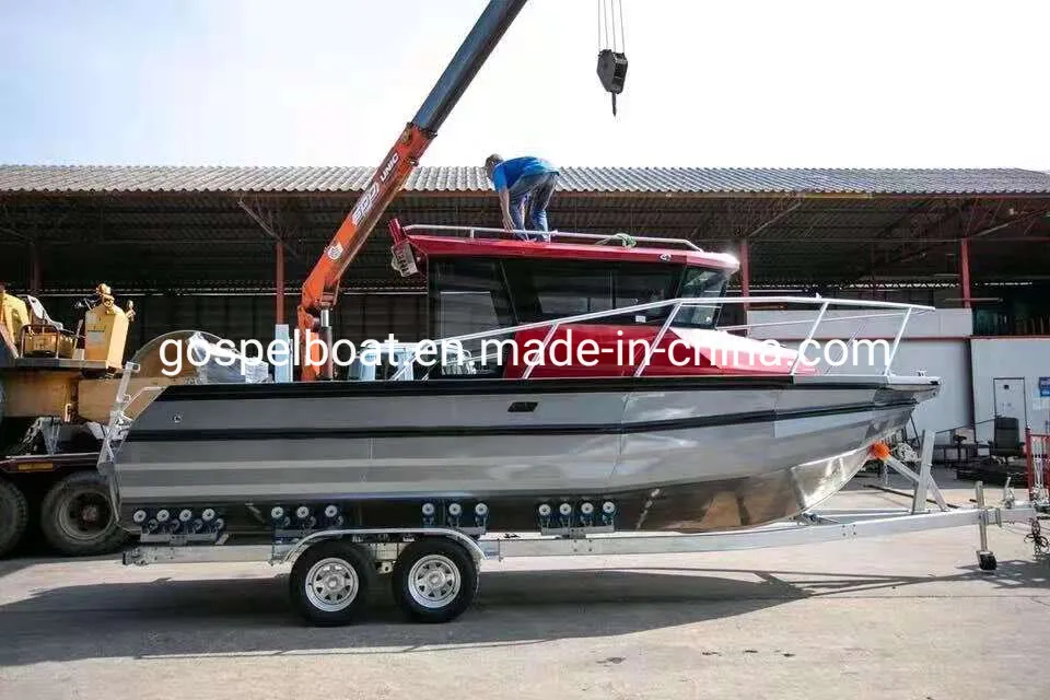 Gospel Boat Aluminum Speed Boat 25FT Aluminium Fishing Boat