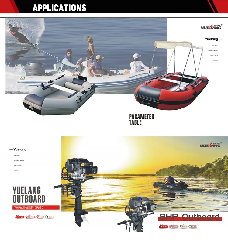 Hot Sale 4 Stroke 196cc 6HP Outboard Motor / Outboard Engine/ Boat Engine