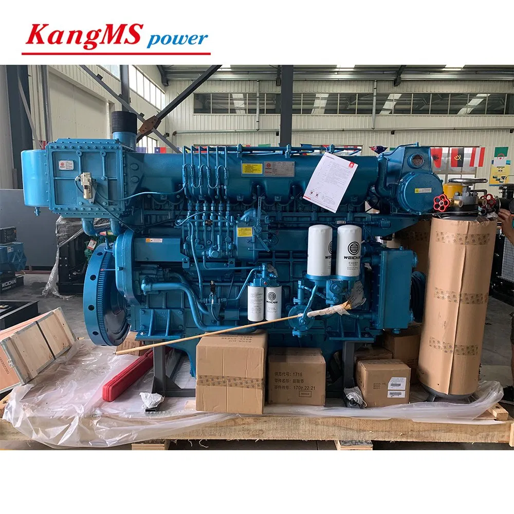 Inboard Motor 540HP 1200rpm Diesel China Marine Engine Use for Cargo Boat