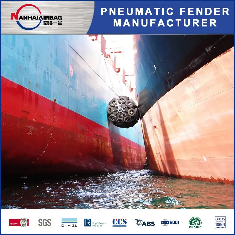 ISO 17357: 2014 Certified Yokohama Pneumatic Rubber Fenders Comply with, Certificated by Lr , ABS, CCS.