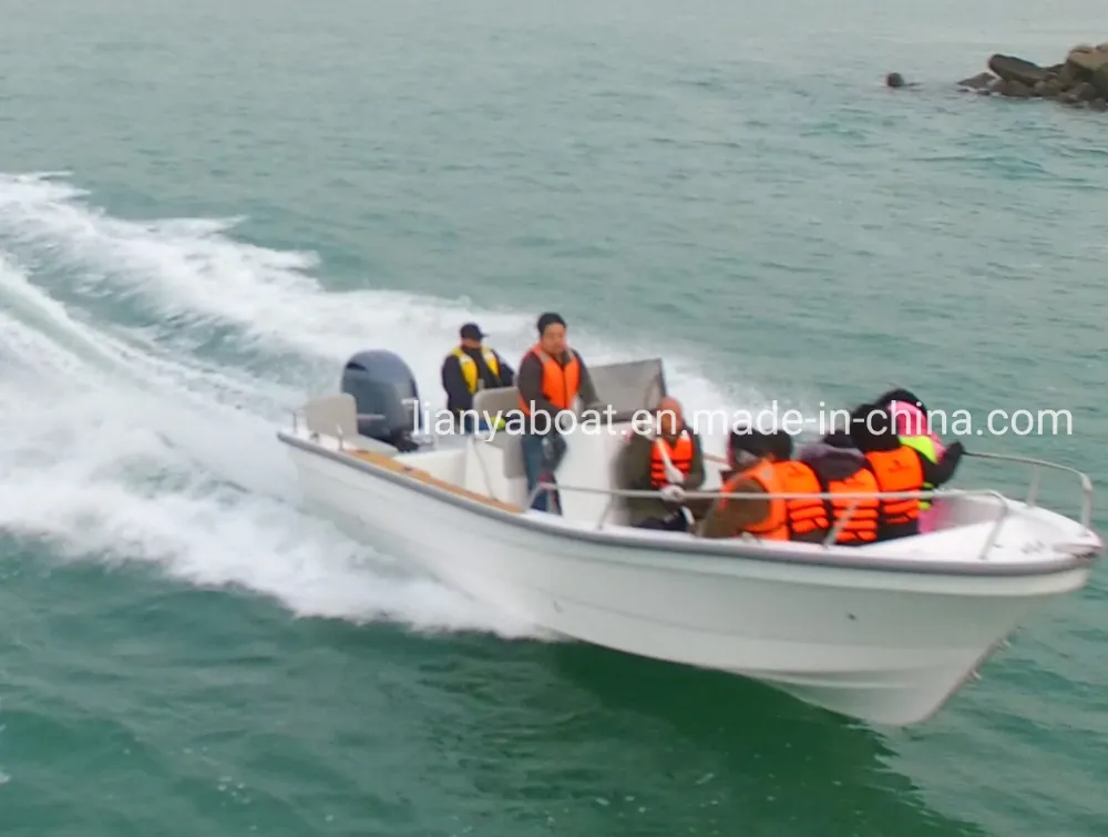Liya 6.6m Fiberglass Fishing Panga Boat with Ce