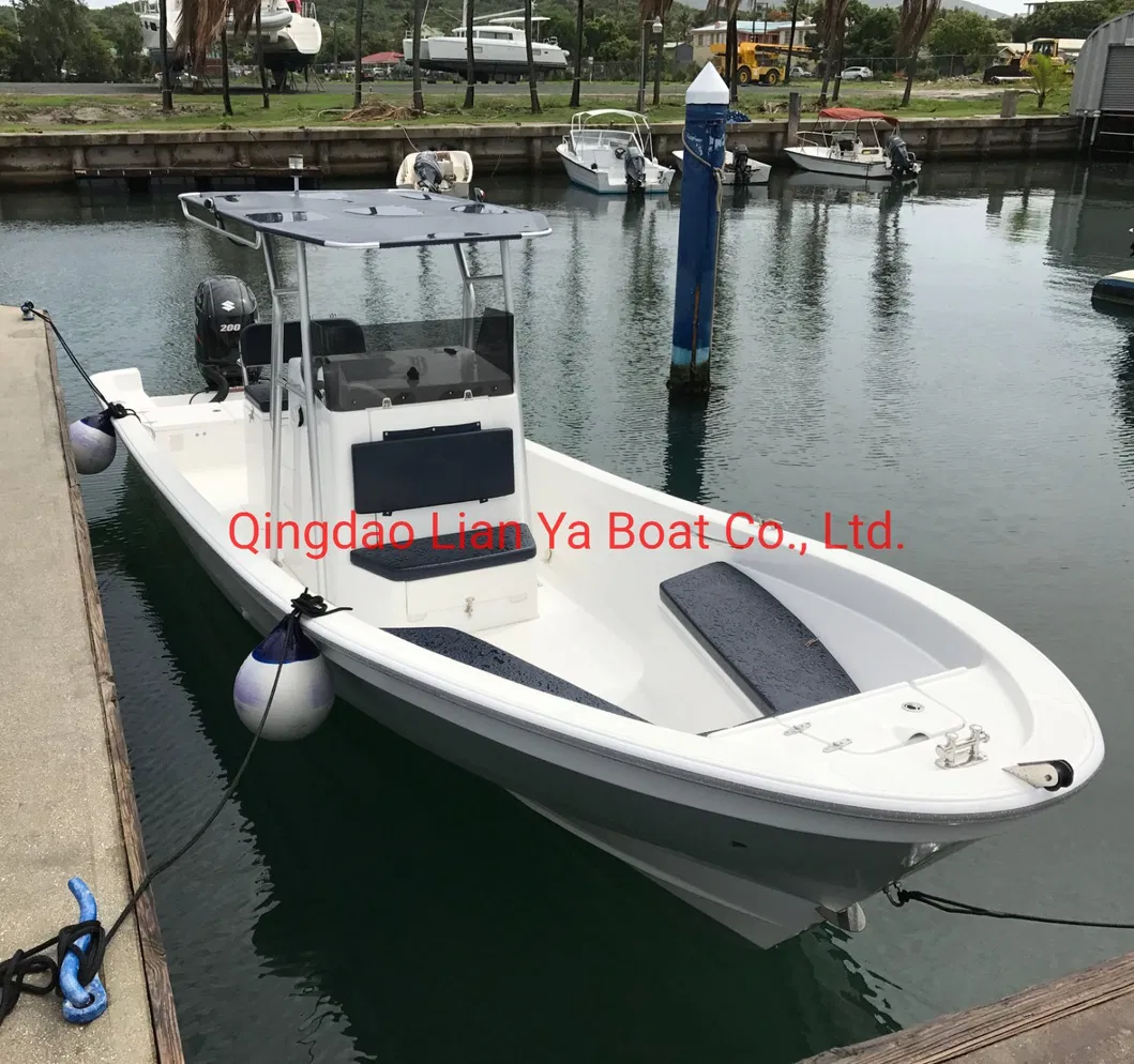 Liya Fiberglass Speed 14FT-25FT Fishing Boats Panga Boats with Engines