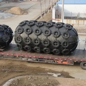Marine Floating Pneumatic Fender with Aircraft for Ship Berthing