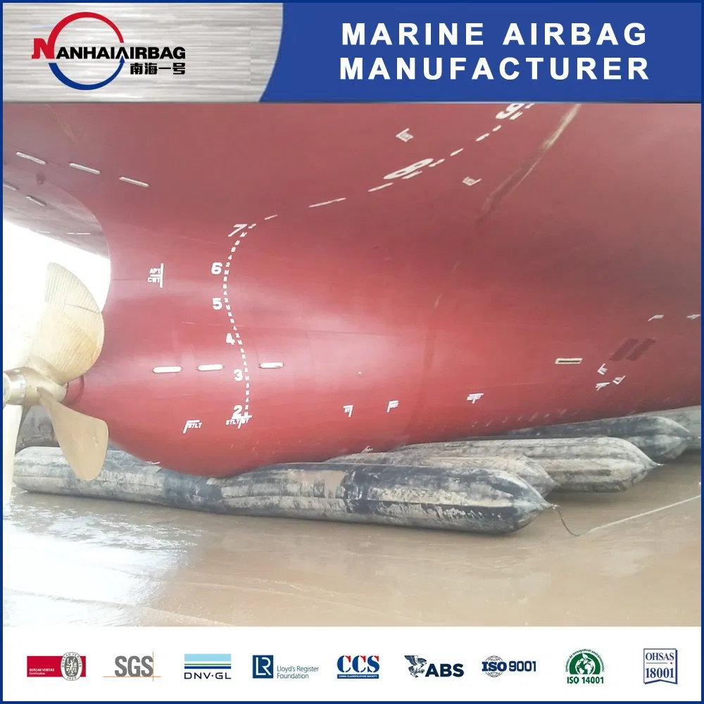 Marine Supplies Rubber Airbag Hosting and Moving Water Ship Launching Airbag