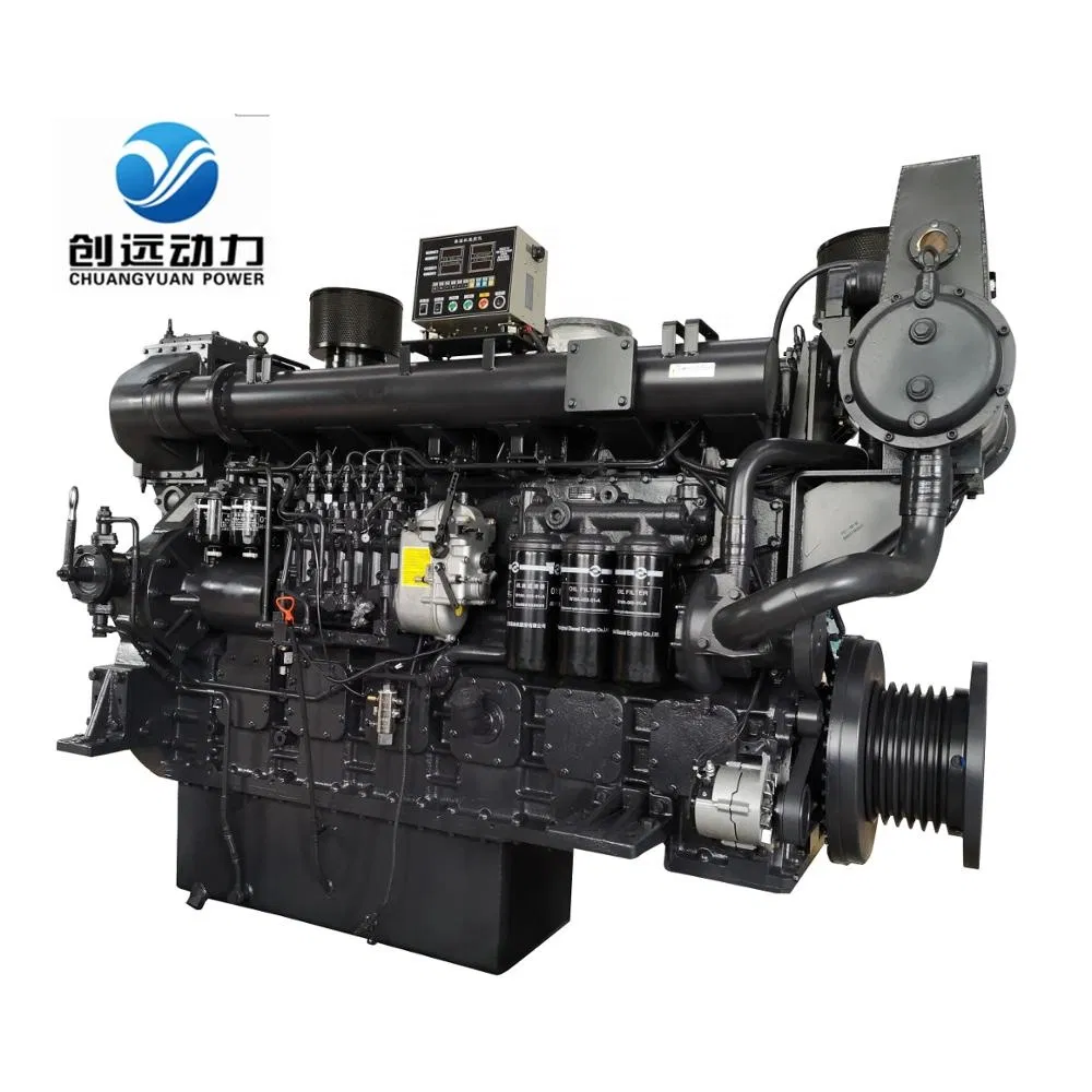 Milky White 115kw-167kw CCS+Imo Tier II Popular Long Quality Warranty Boat Diesel Engine