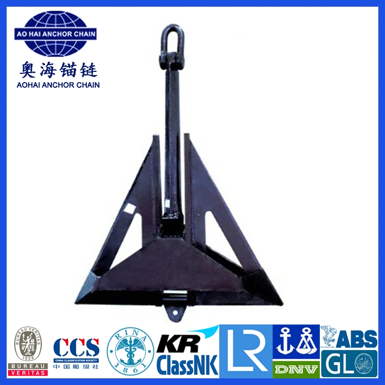 Offshore 1-50t Delta Hhp Anchor with Dnv Gl BV ABS Lr CCS Nk Kr Class