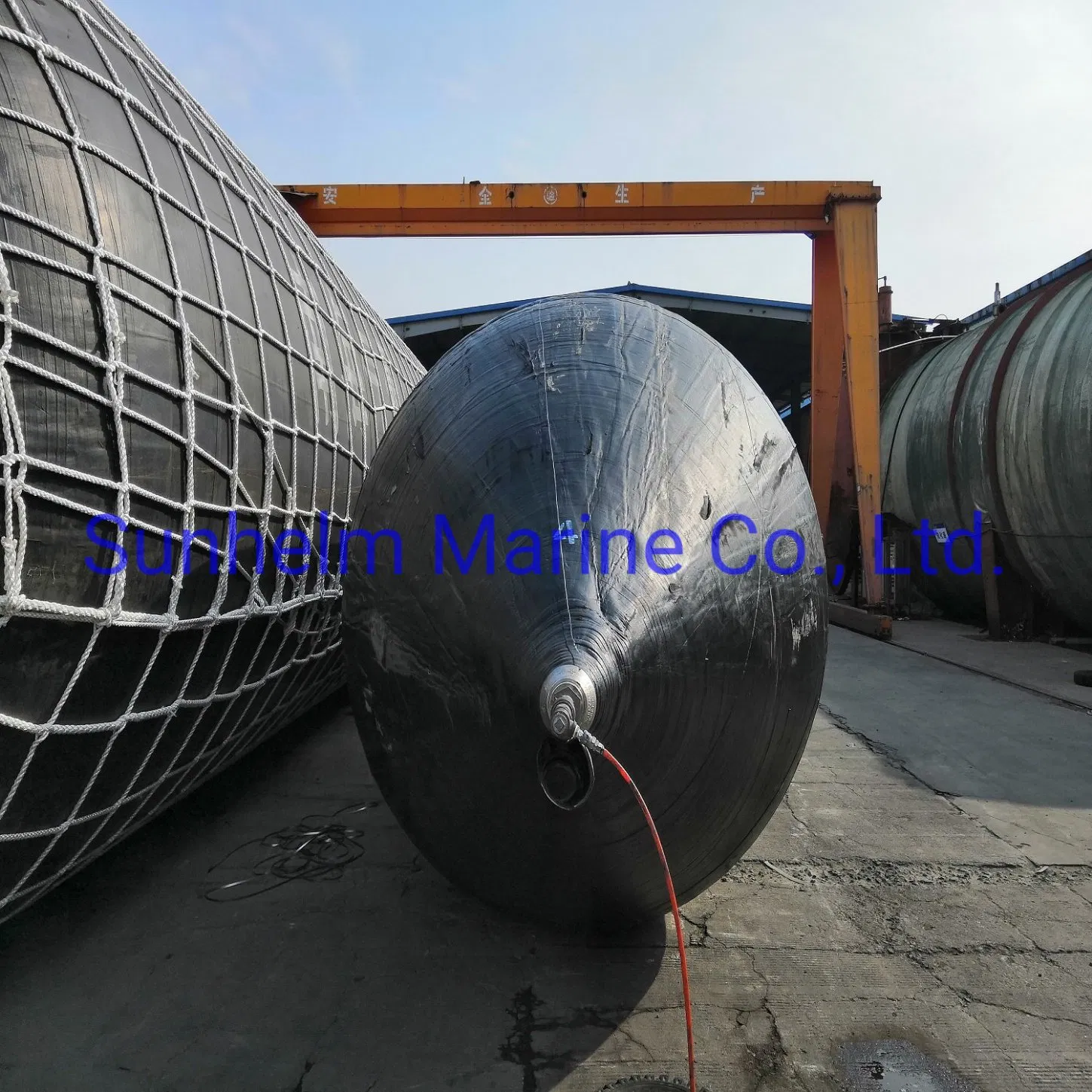 Ship Salvage Rubber Marine Airbags for Sunken Wrecked Vessels Rescue and Removal