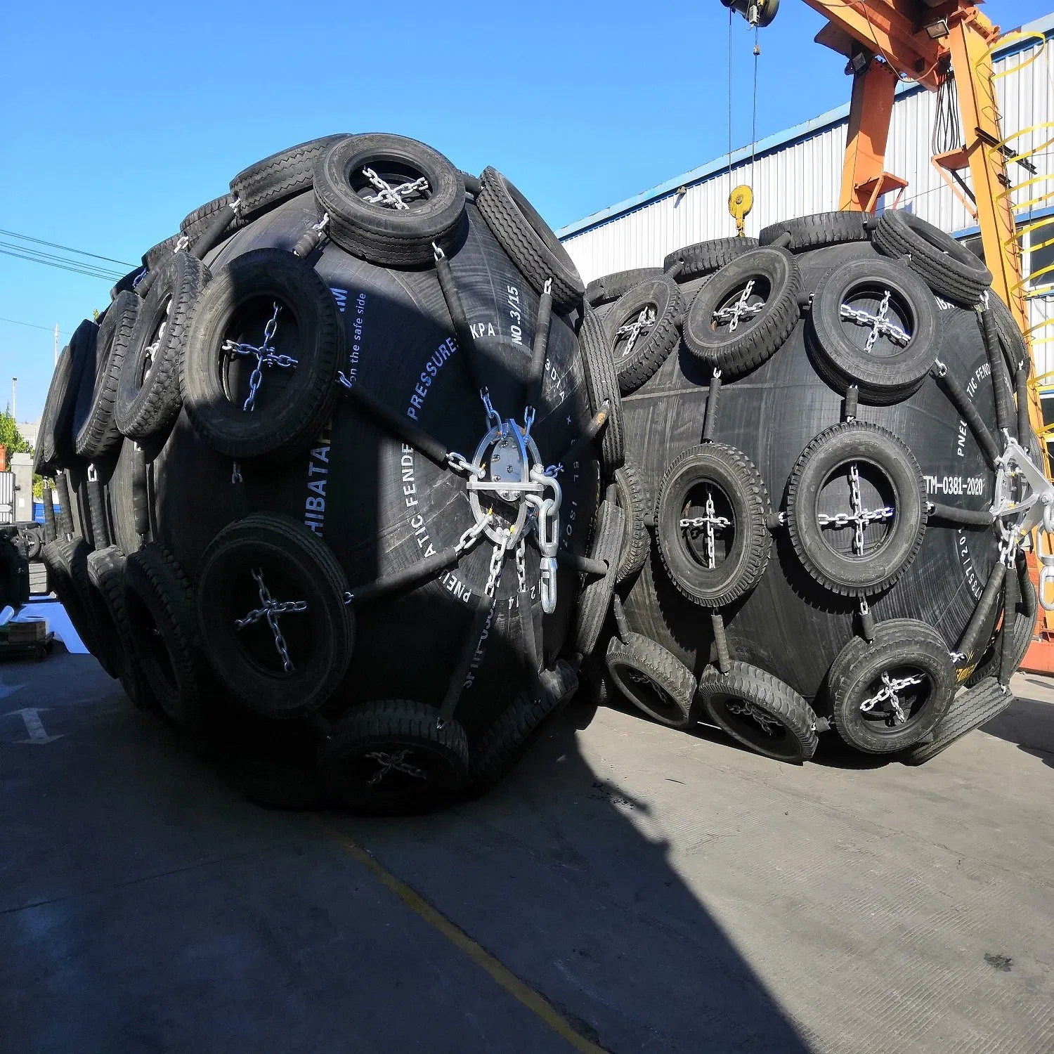 Ship Yokohama Fender Also Called Marine Pneumatic Fender