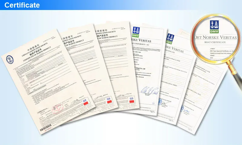 Solas Approved Fast Rescue Boat with Stock