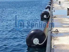 Sunhelm Ever-Guard Navy PE EVA Foam Filled Fender with Reinforcement Layer