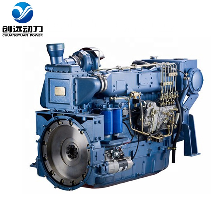 Wd10 200HP Chinese Small Marine Diesel Engine with Gearbox Price for Boat 140-230kw