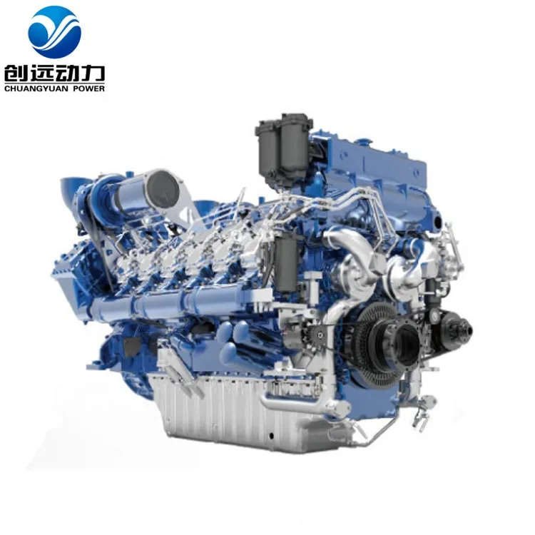 Weichai Wp12 350-450HP 4 Stroke Water Cooled New Marine Diesel Engine