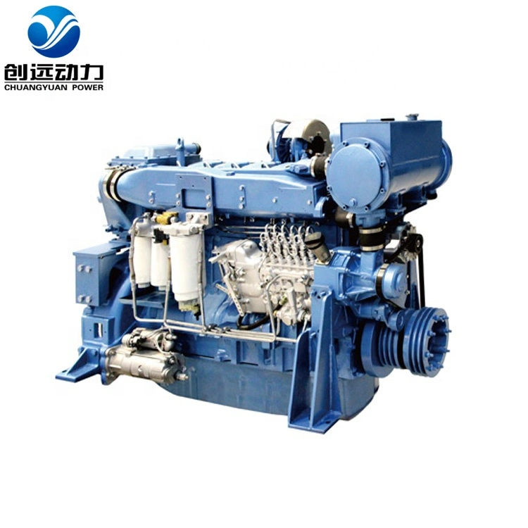 Weichai Wp12 500-550HP 6 Cylinder 4 Stroke New Marine Boat Yacht Old Speed Boat Parts Used South Africa's Diesel Engine for Sale